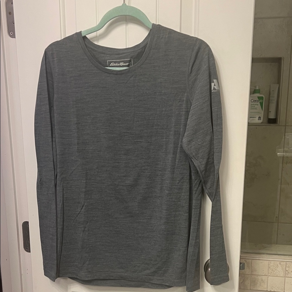 Eddie Bauer Women’s Merino Wool Base Layer Set - Charcoal Gray